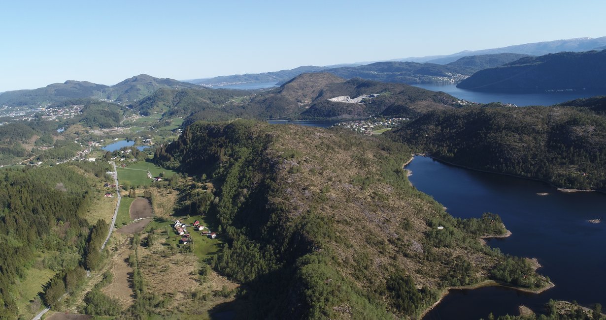 Nordre del av Kvamme og Spåken